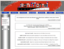 Tablet Screenshot of ecole-publique-jean-monnet.com